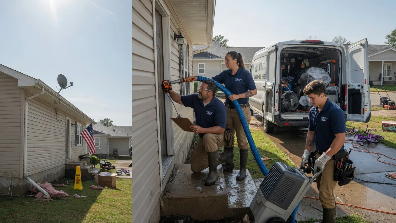 Ceiling Water Damage Restoration in Frankford, DE near me